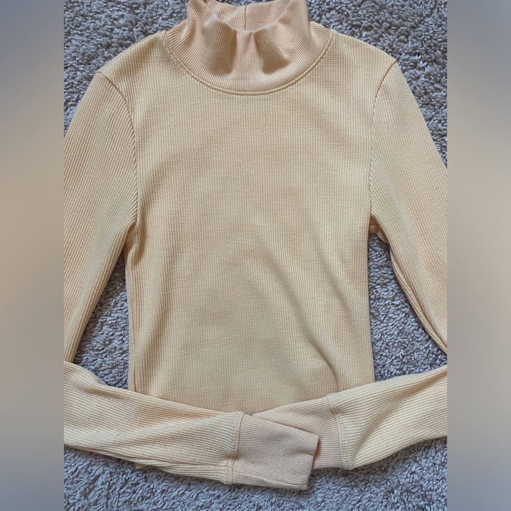 American eagle waffle knit turtle neck